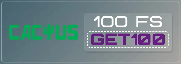 Cactus бездепозитный бонус